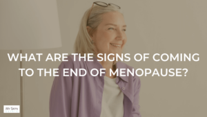 What are the signs of coming to the end of menopause?